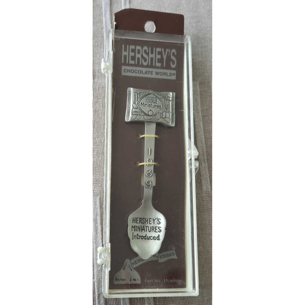 Collectors‎ Spoon Hersheys Chocolate Miniatures 1939 Pewter